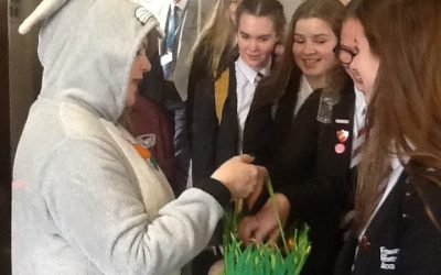 THE EASTER BUNNY HOPS INTO YEAR 11