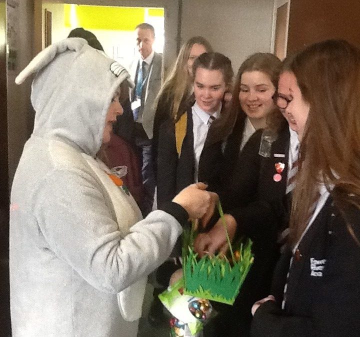 THE EASTER BUNNY HOPS INTO YEAR 11